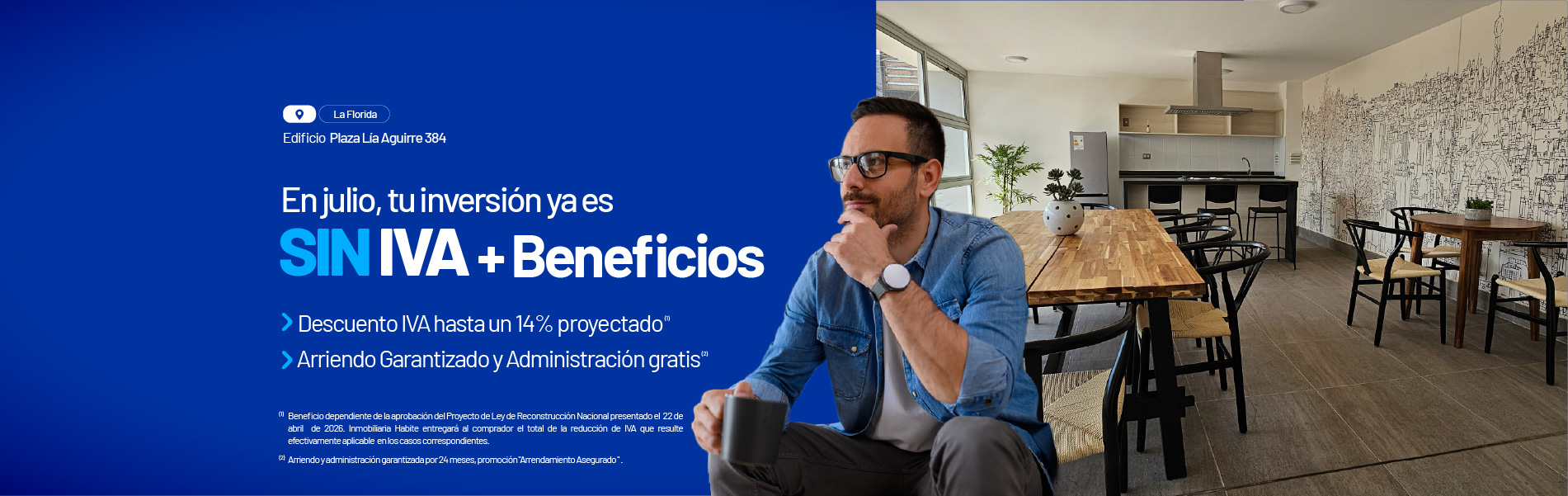 Venta de Departamentos 1 y 2 Dormitorios